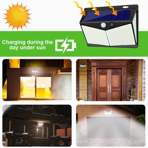 3 Modes Solar PIR Motion Sensor Wall Light